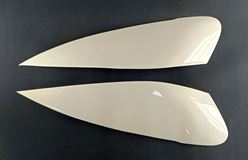 Накладки на фары широкие (реснички) для Mitsubishi Lancer 9 (2003-2010)